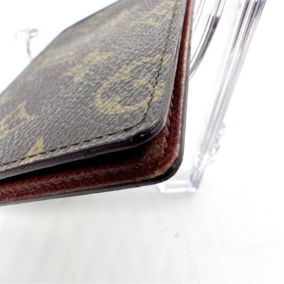 Authentic Louis Vuitton Porte 2 Cartes Vertical Bifold ID / Card Holder EUC - Picture 10 of 13